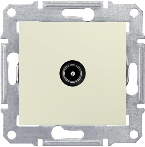 Розетка TV Оконечная без рамки Schneider Electric Sedna 1-м. бежевый фото Розетка TV Оконечная без рамки Schneider Electric Sedna 1-м. бежевый картинка